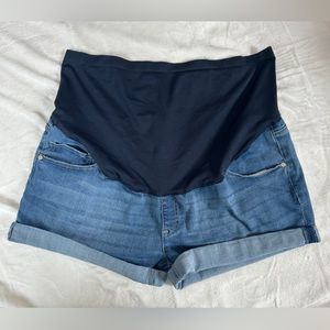 Jean Maternity Shorts Full Panel - XXL - LIKE NEW!